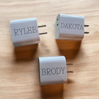 Personalized charging block