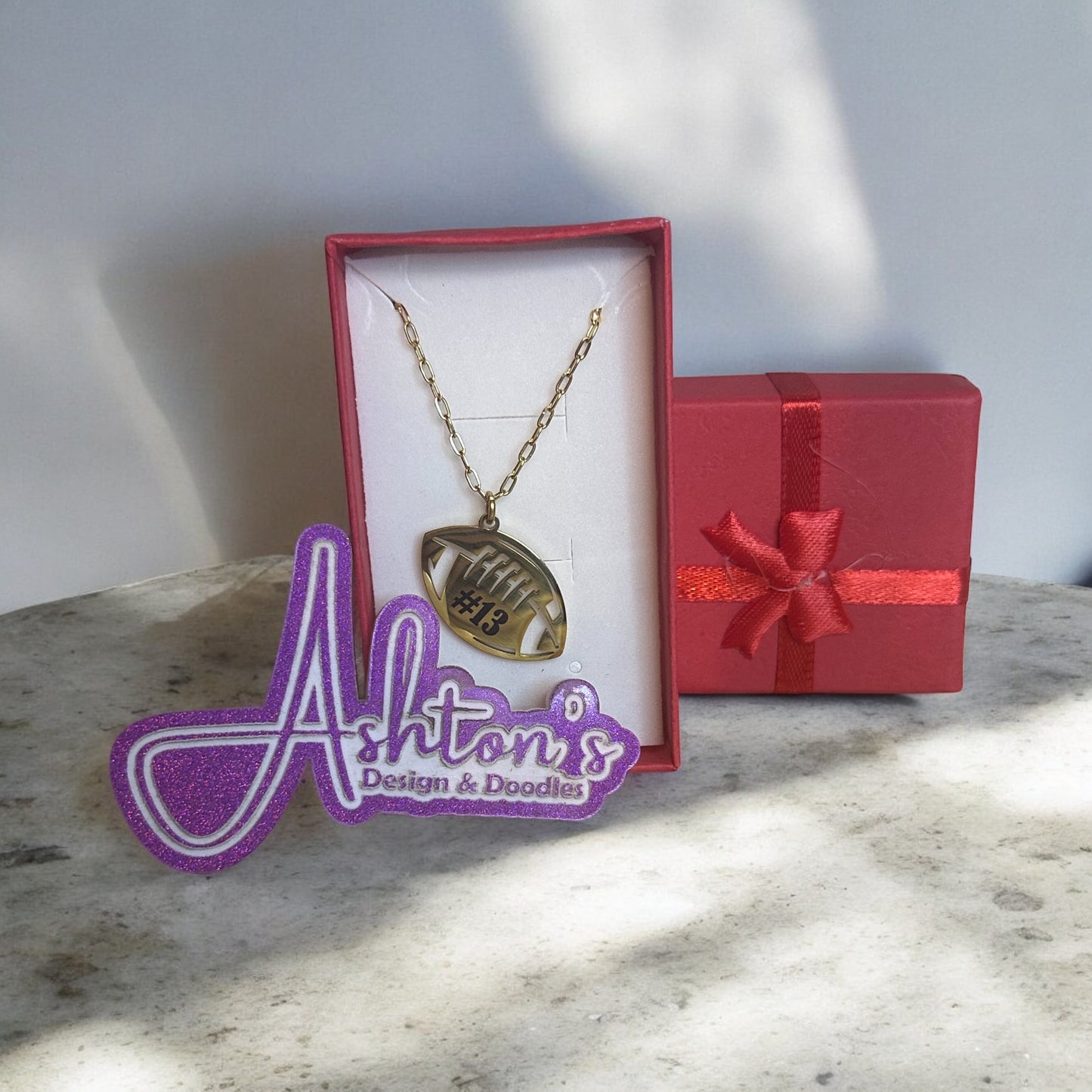 Laser Engraved Sports Necklaces
