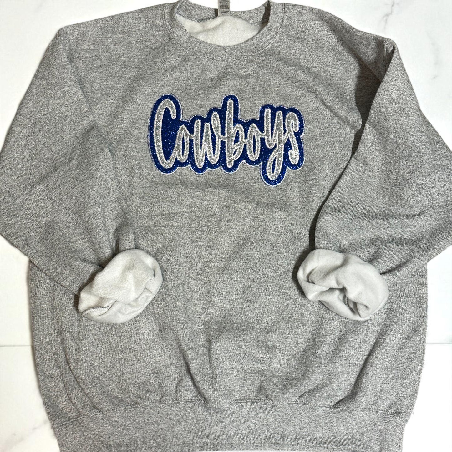 Glittery Sports Theme Sweatshirts