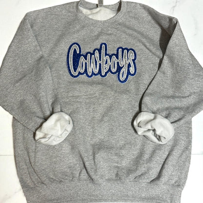 Glittery Sports Theme Sweatshirts