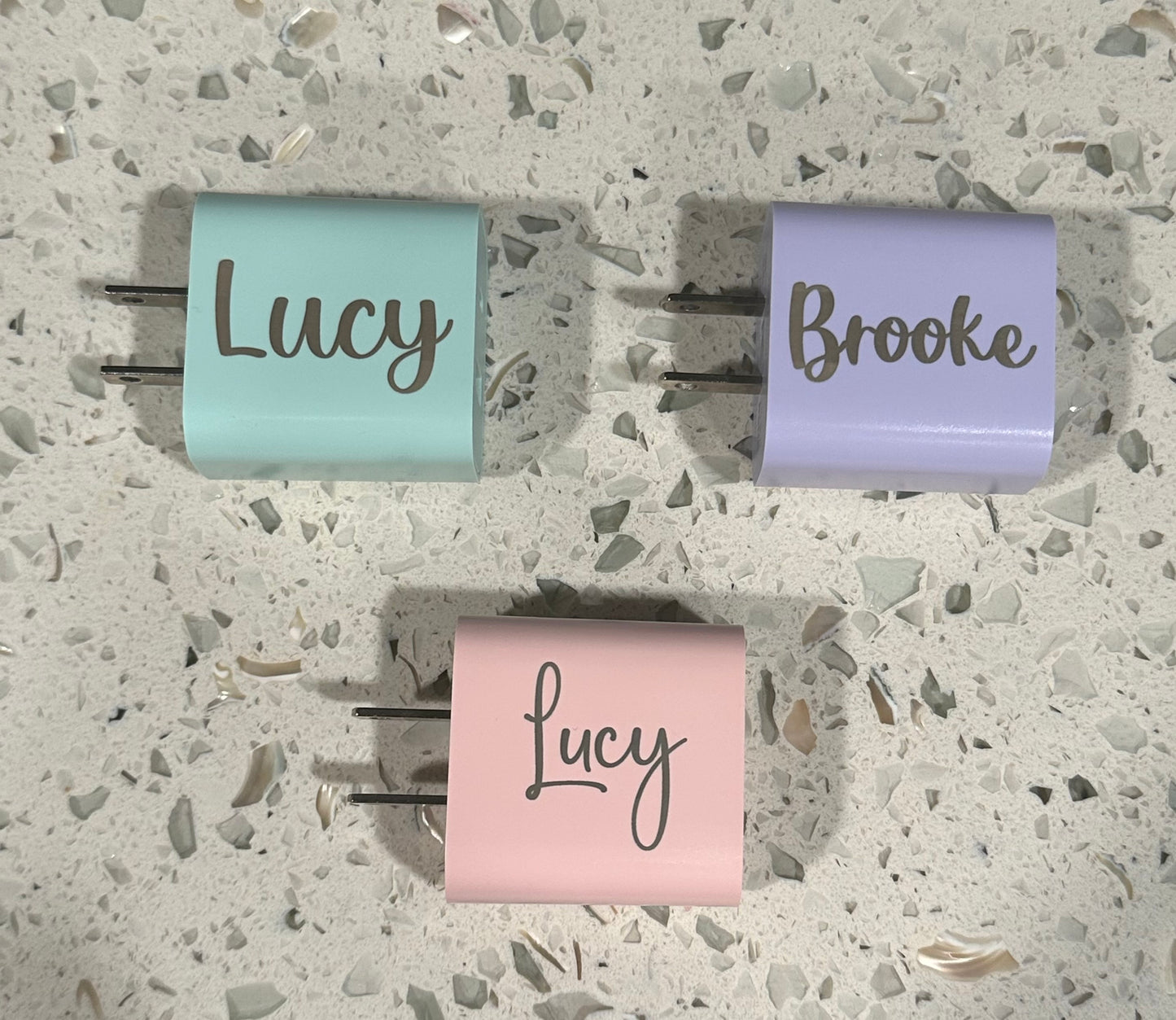 Personalized charging block