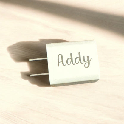 Personalized charging block