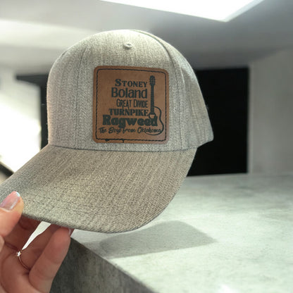 Engraved Leather Patch Hat