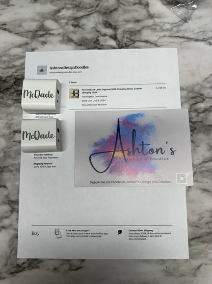 Personalized charging block