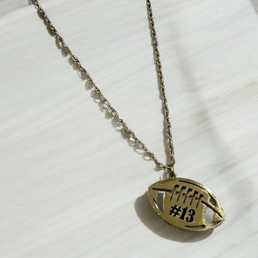 Laser Engraved Sports Necklaces