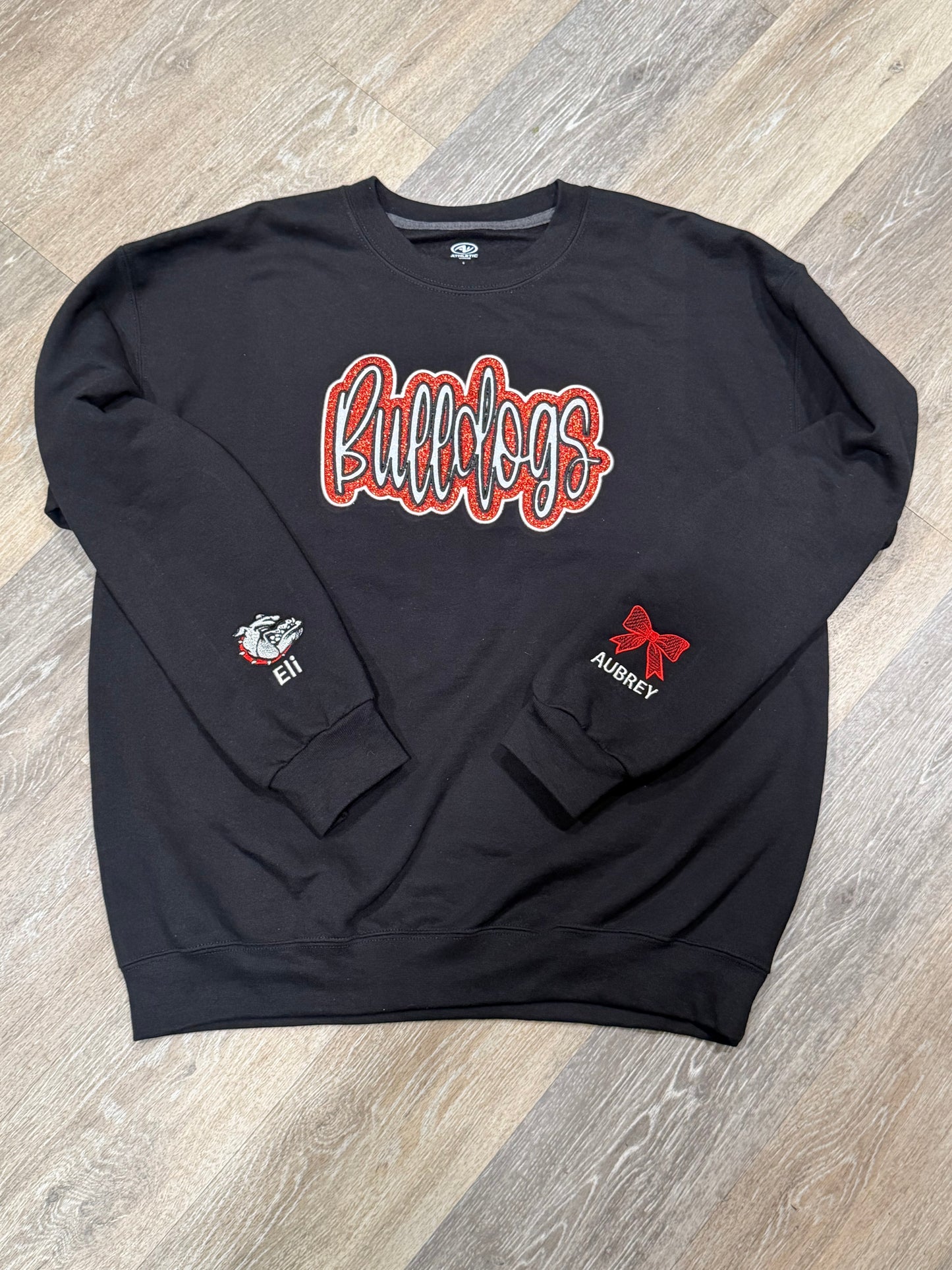 Add sleeve embroidery